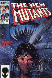The New Mutants #18 Direct Edition 1st New Warlock & Demon Bear (1984)FN+ 6.5