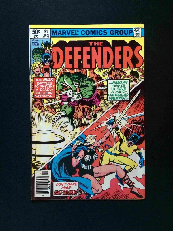 Defenders #91  MARVEL Comics 1981 FN- NEWSSTAND