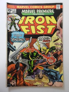 Marvel Premiere #17 (1974) VG Condition! MVS intact! Moisture stain