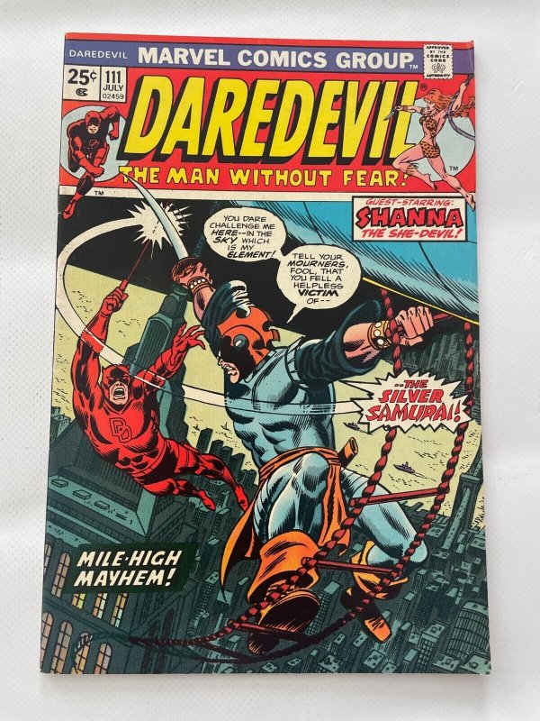 Daredevil # 111 VF/NM Marvel Comic Book Owl Foggy Karen Matt Murdock 6 LI7