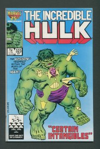 Incredible Hulk #323 /  9.4 NM  September 1986