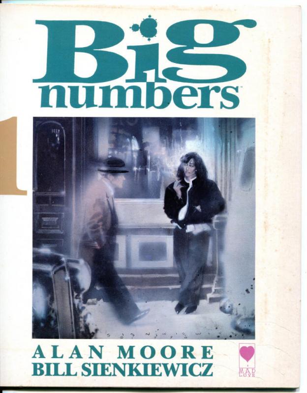 BIG NUMBERS #1, VG/FN, Alan Moore, Bill Sienkiewicz, 1990, Mad Love