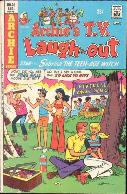 Archie's TV Laugh Out #33 (Aug-75) VG/FN Mid-Grade Archie