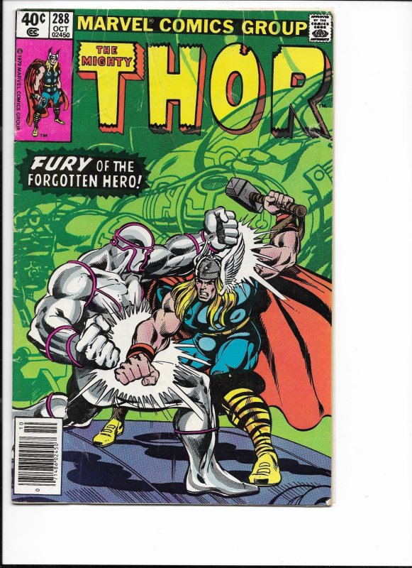 Thor #288 Newsstand Edition (1979)