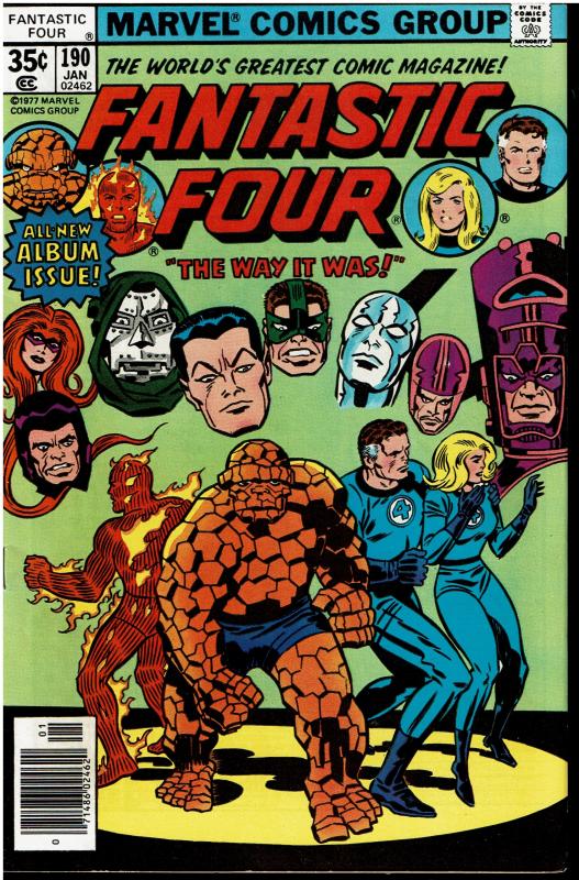 Fantastic Four #190, 8.0 or Better - 1st Marv Wolfman Work on FF4