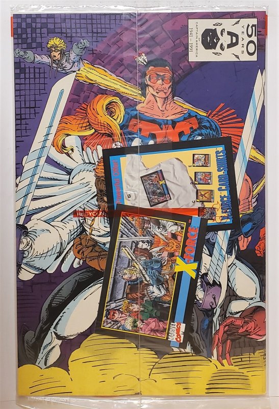 X-Force #1 With X-Force team card (Aug 1991, Marvel) VF/NM