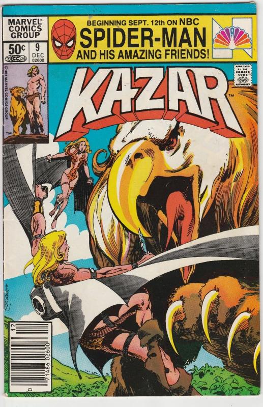 5 Ka-Zar the Savage Marvel Comic Books # 6 7 8 9 29 Bruce Jones Anderson EP1