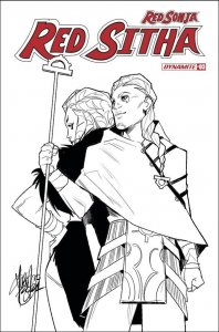 Red Sitha #3N VF/NM ; Dynamite | Red Sonja 1:7 variant FOC