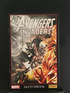 Avengers/Invaders #1 Sketchbook Cover (2008) The Avengers