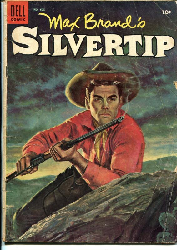 Silvertip-Four Color Comics  #608 1951-Dell-Max Brand-Everett  R. Kinstler-G+