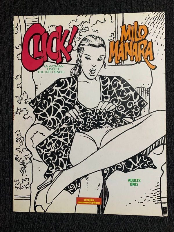 1987 CLICK A WOMAN UNDER THE INFLUENCE by Milo Manara SC FN+ 6.5 2nd Catalan
