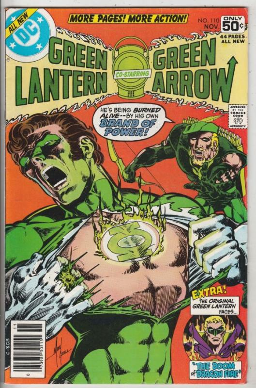 Green Lantern #110 (Nov-78) NM- High-Grade Green Lantern, Green Arrow, Black ...