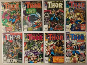 Mighty Thor comics lot #376-430 direct 47 diff avg 6.0 (1987-91)