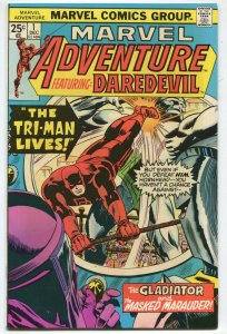 1975 Marvel Adventure #1 feat Daredevil ~The Tri-Man Lives!~  (Grade 9.2)