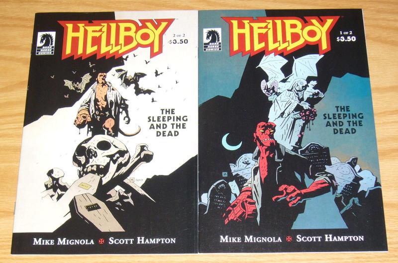 Hellboy: the Sleeping and the Dead #1-2 VF/NM complete series MIKE MIGNOLA set