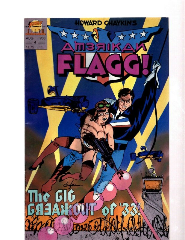 13 Comics American Flagg Vol I 50 Vol 2: 1 2 3 4 5 7 8 9 10 11 12 Special 1 GK49