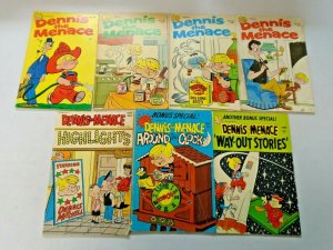 Silver Age Dennis the Menace 14 Different Average 4.0 VG (1961-1971)