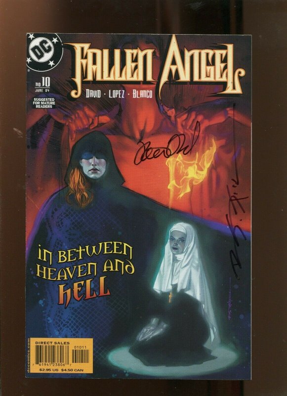 FALLEN ANGEL #10 (9.2) SIGNED BY PETER DAVID & BRIAN STELFREEZE! 2004