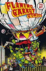 Flaming Carrot Comics #27 VF ; Dark Horse | Todd McFarlane TMNT Crossover