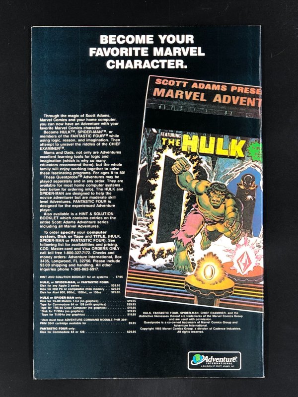 Fantastic Four #290 (1986) VF Annihilus!