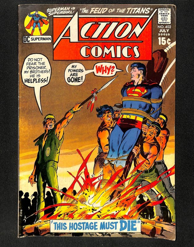 Action Comics #402 Neal Adams Cover!