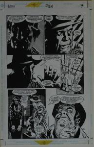 KELLEY JONES / JOHN BEATTY original art, BATMAN #538 pg 7, 11x17, 1996, Drugs