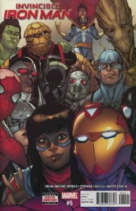 INVINCIBLE IRON MAN (2016 MARVEL) #5 CVR A STEFANO CASSELLI