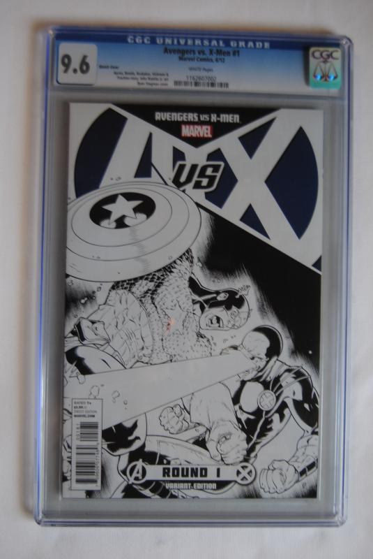 Avengers VS X-Men, #1 sketch cover, 9.6