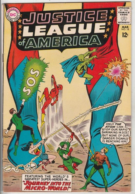 Justice League of America #18 (Mar-63) FN/VF+ Mid-High-Grade Justice League o...