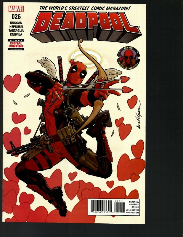 10 Deadpool Marvel Comics 19 20 23 24 25(2) 26 30 31 32 Merc with a Mouth J402