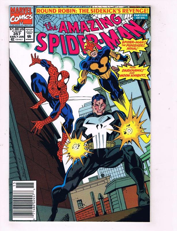 6 Amazing Spider-Man Marvel Comic Books # 353 354 355 356 357 358 Venom J49