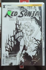 Red Sonja: The Black Tower #1 Black & White Retailer Incentive Cover (2014)