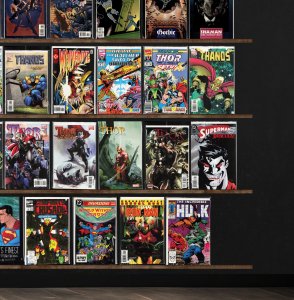 Huge Lot 130+ Comics with Iron Man, The Incredible Hulk, Silver Surfer & More!