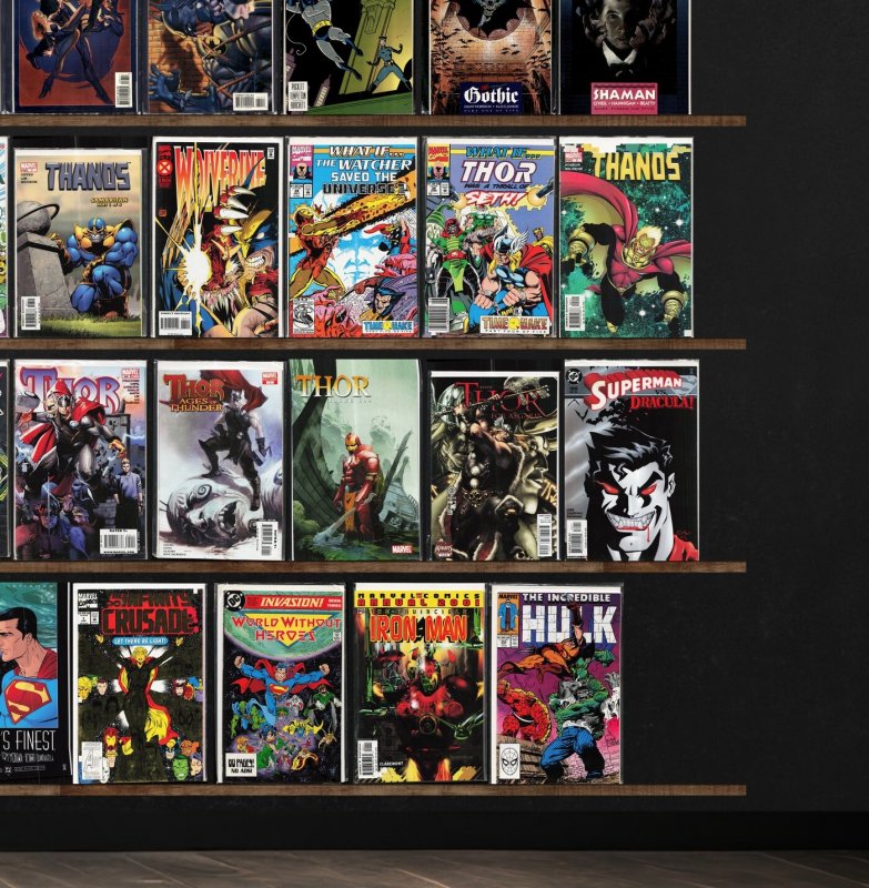 Huge Lot 130+ Comics with Iron Man, The Incredible Hulk, Silver Surfer & More!