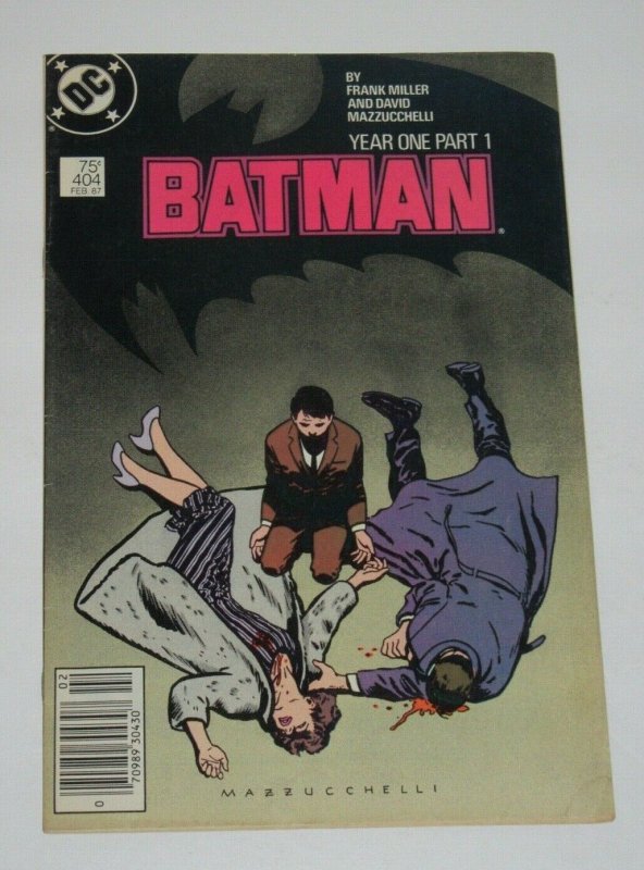 Batman #404 Year One Frank Miller 1987 DC Comics VF