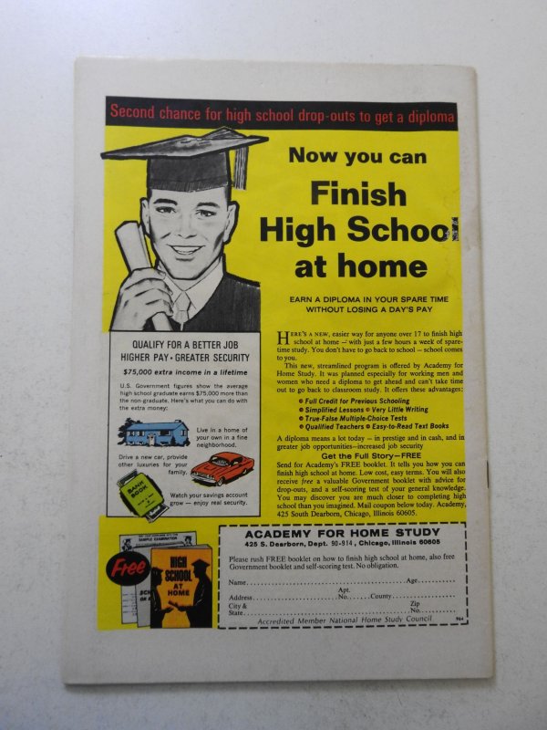 Thor #165 (1969) VG Condition moisture damage