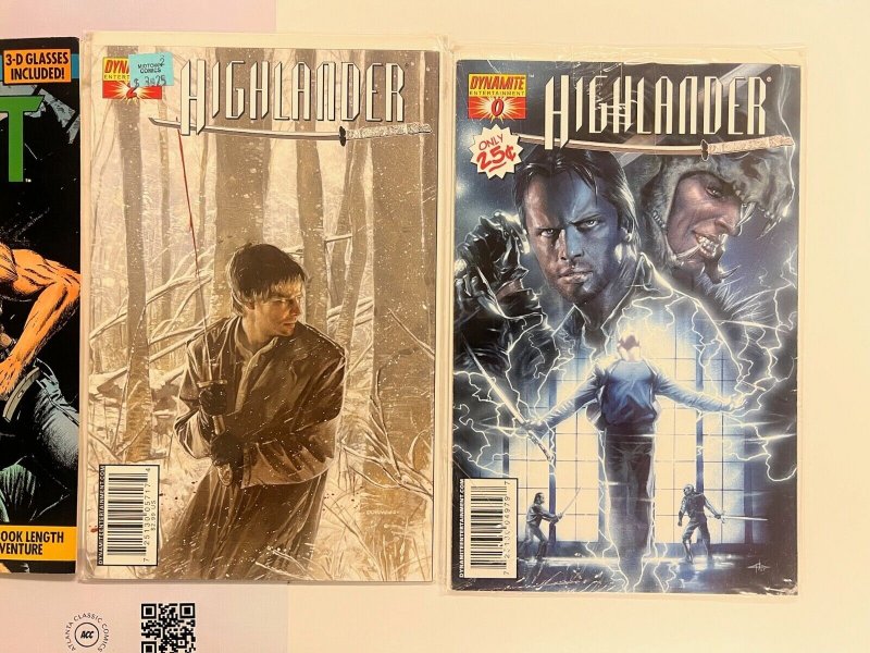 5 Indie Comics Highlander # 0 2 + Scout # 16 19 69 JS30