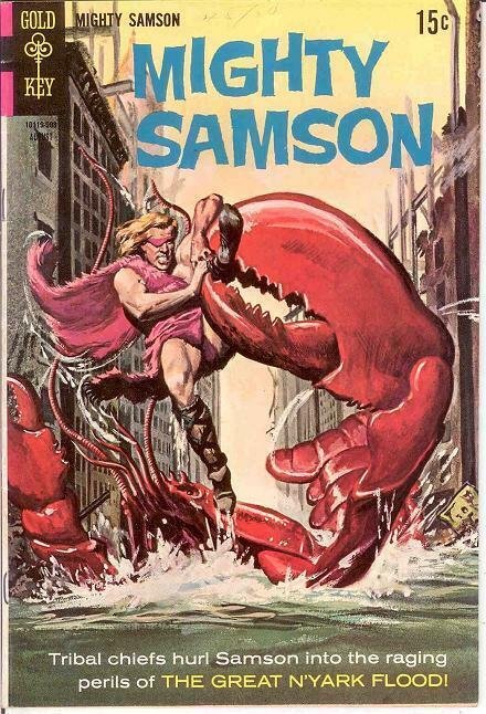 MIGHTY SAMSON 19 F-VF   August 1969 COMICS BOOK