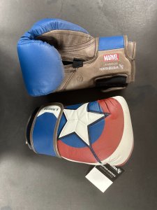 Hayabusa Iron Man Captain America Punisher 16 oz Boxing Gloves