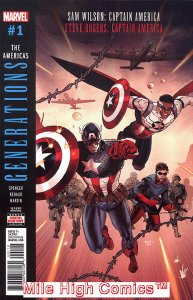 GENERATIONS: CAPTAIN AMERICAS (2017 Series) #1 2ND PRINT Near Mint Comics Book