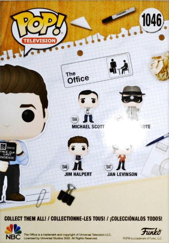 Funko Pop! Television The Office #1046  Jim Halpert  fc6