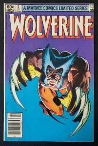 Wolverine #2 Limited Series 1st Appearance Yukio Frank Miller 1982 Marvel FN