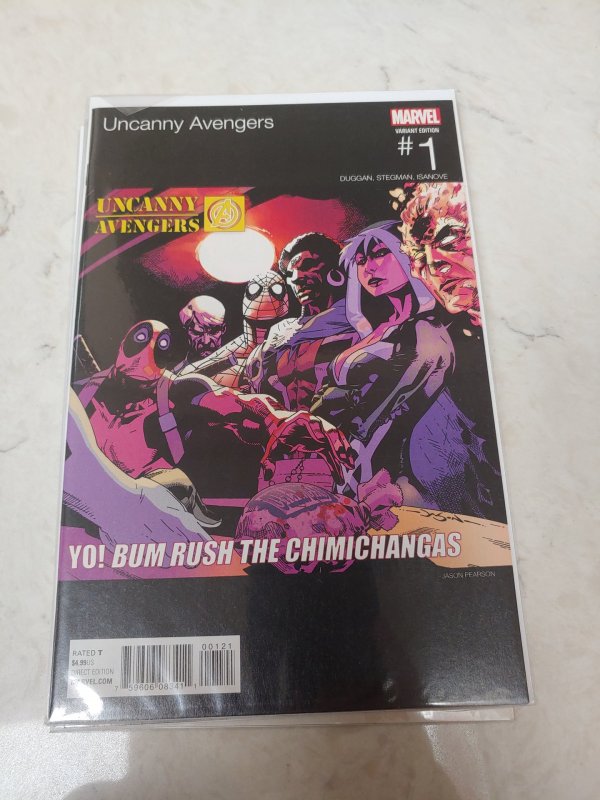 UNCANNY AVENGERS #1 MARVEL COMICS HIP HOP VARIANT COVER