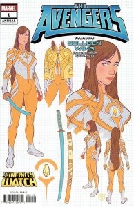 Avengers (9th Series) Annual #2024E VF ; Marvel | 1:10 Variant Design Colleen Wi