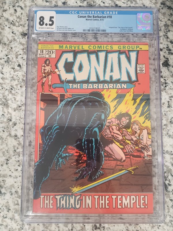 Conan the barbarian 18 CGC 8.5