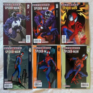 Ultimate Spider-Man LOT #37-42 - 1st. App. Ultimate Venom, Brock (9.0/9.2) 2003