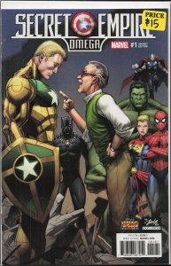 Secret Empire Omega Stan Lee Box Cover (2017)