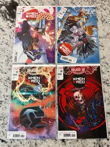 Lot Of 4 X-Men Red Marvel Comic Books # 5 6 7 8 NM 1st Prints 1 J434
