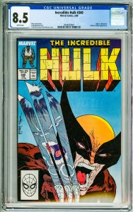 The Incredible Hulk #340 (1988) CGC 8.5!