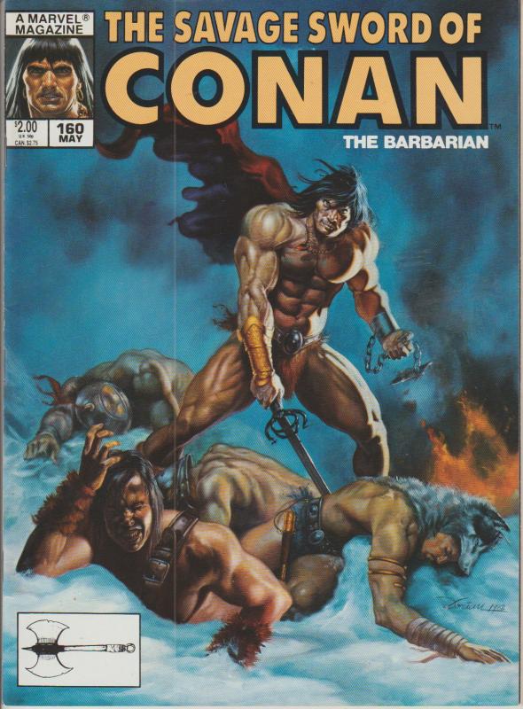 The Savage Sword of Conan the Barbarian #160 - Magazine